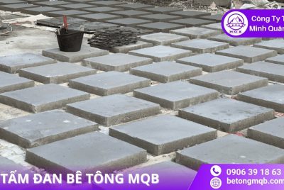 ứng dụng tấm đan đúc sẵn 500x500x50mm