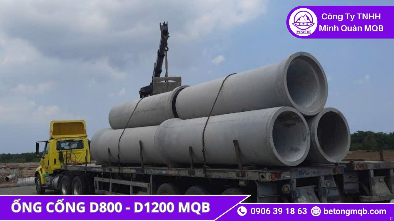 Vai trò ống cống D800 và D1200 BTCT MQB