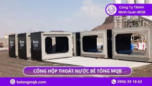 Vai trò cống hộp thoát nước MQB trong công trình thực tế