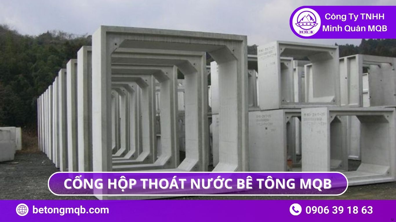 Xu hướng sử dụng cống hộp MQB mùa lũ