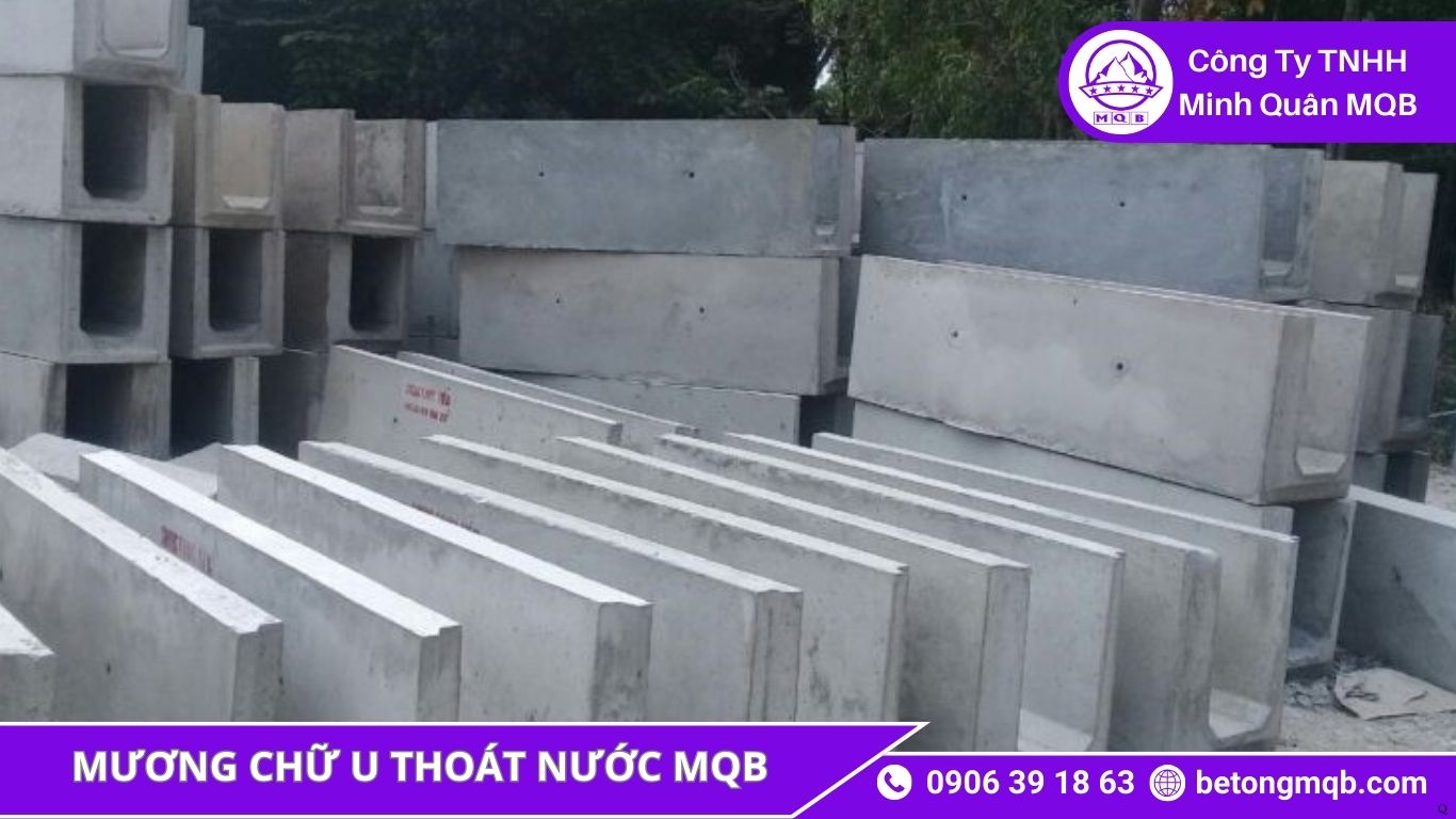 Mương chữ U đúc sẵn MQB tiêu chuẩn