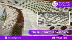 Tấm taluy tối ưu chi phí kè đê