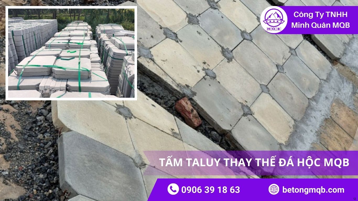 Tấm taluy tối ưu chi phí kè đê  MQB