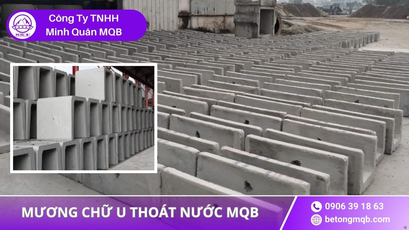 Mương Chữ U Thoát Nước: Giải Pháp Mưa Lớn Đô Thị 2026 | Bê Tông MQB 2 Mương chữ U thoát nước mùa lũ MQB