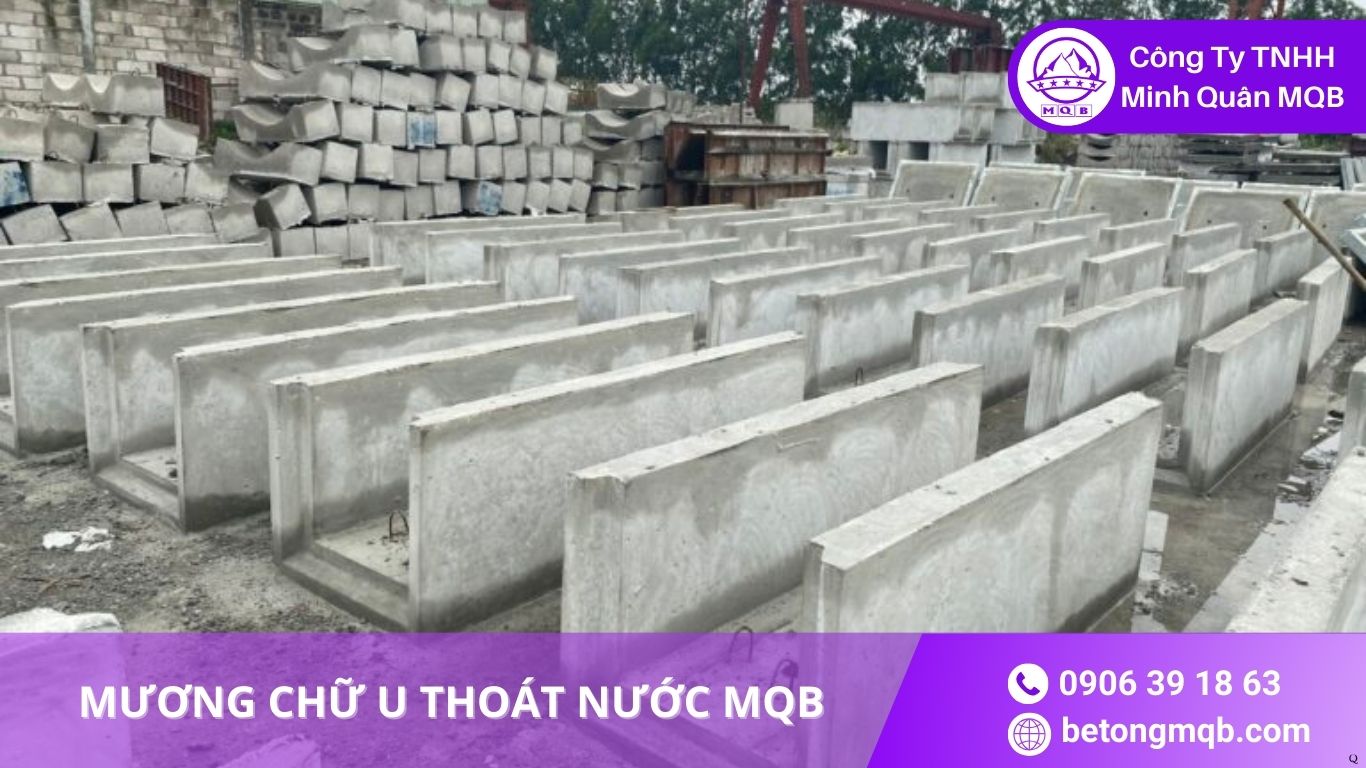 So sánh mương chữ U và rãnh xây MQB