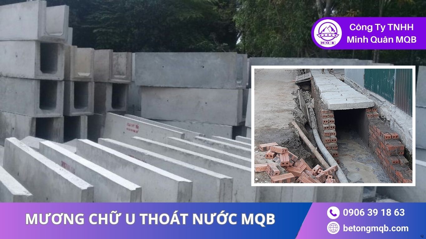 So sánh mương chữ U và rãnh xây