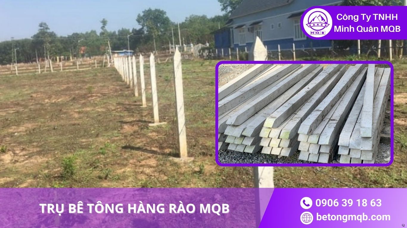 Trụ Rào Bê Tông & Xu Hướng An Ninh Nông Thôn 2026 | Bê Tông MQB 2 Trụ Rào Bê Tông & Xu Hướng An Ninh Nông Thôn 2026