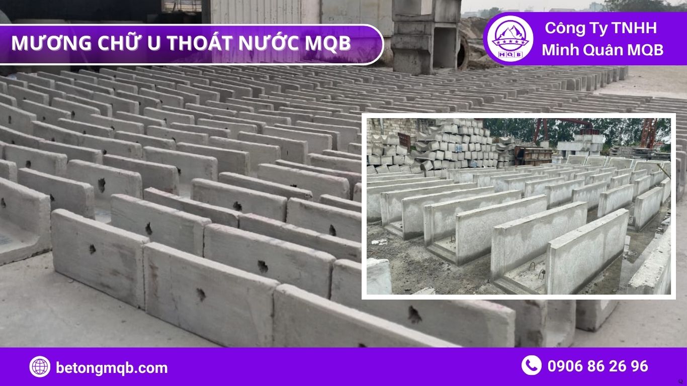 Nâng cấp rãnh cũ bằng mương chữ U MQB