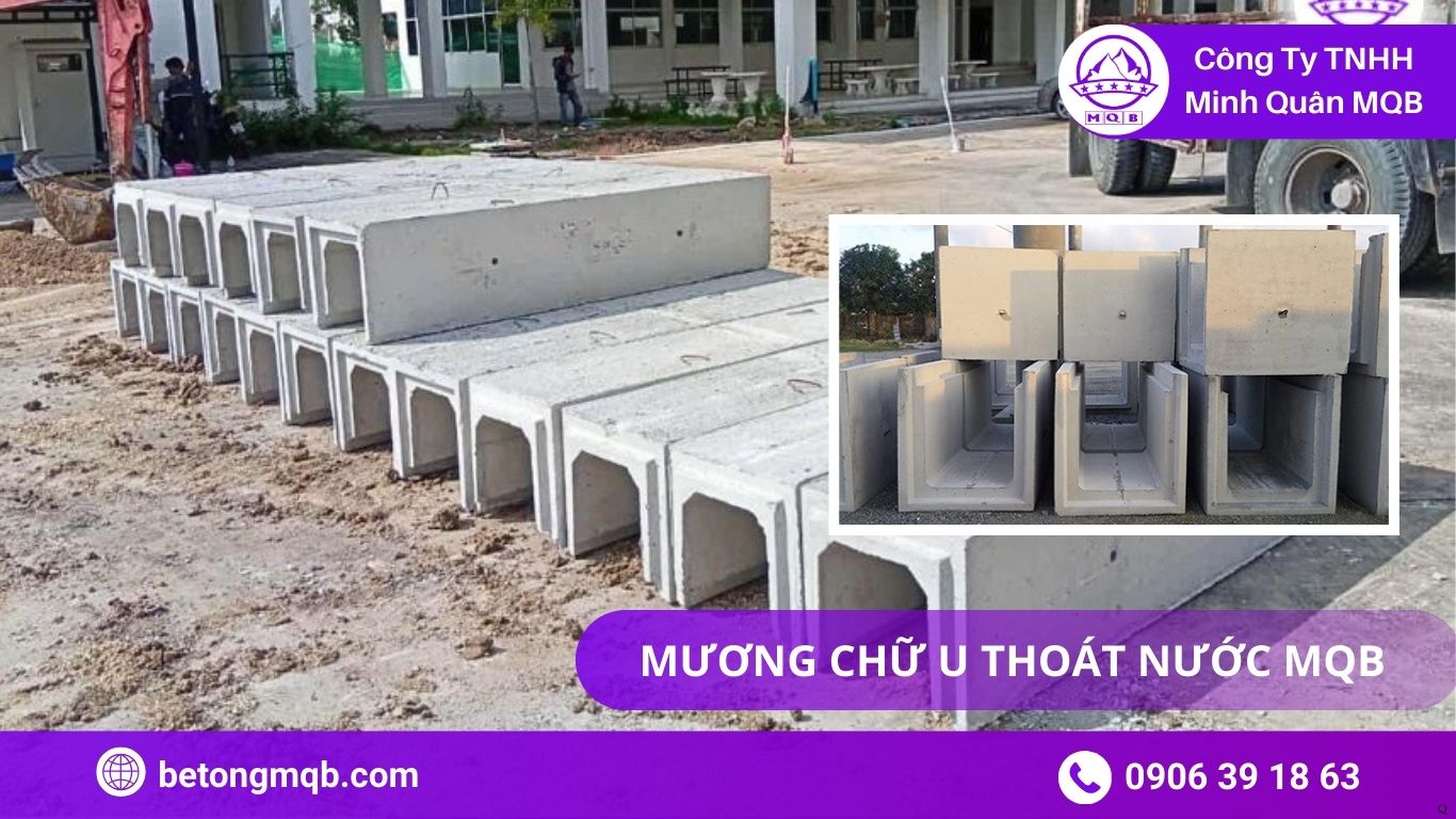 Mương chữ U trong khu dân cư
