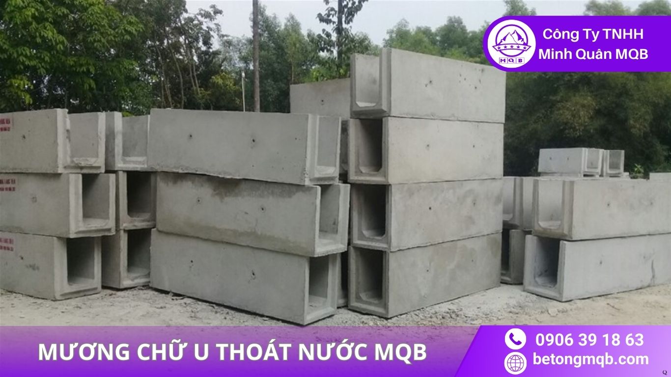 Mương chữ U đúc sẵn MQB tiêu chuẩn