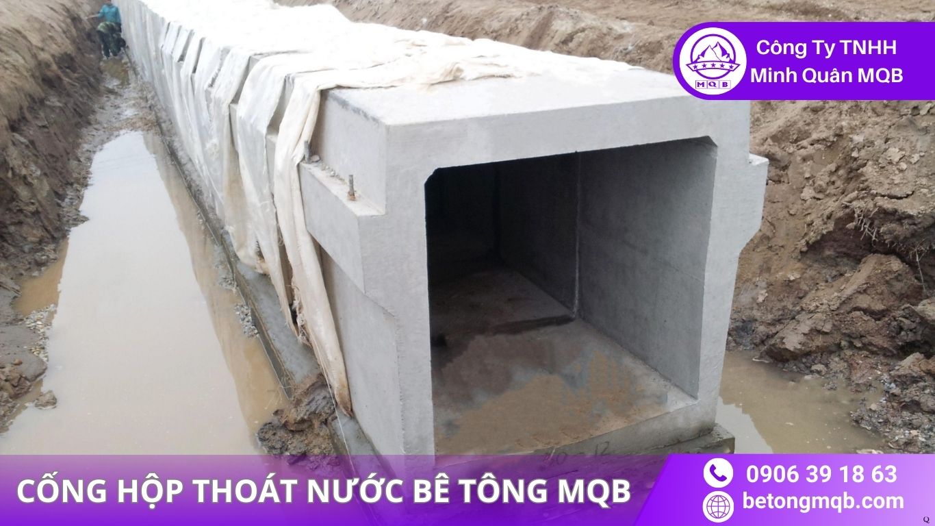 Kênh Thoát Nước Cống Hộp Bê Tông Cho Tái Thiết 2025