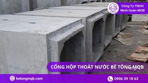 Cống Hộp Bê Tông Nông Thôn – Khôi Phục Hạ Tầng Sau Bão Lũ 2025