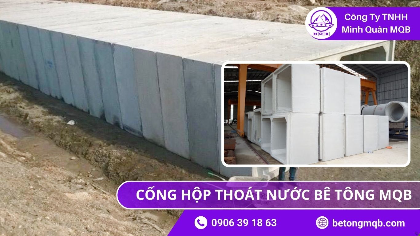 Cống Hộp Bê Tông Giao Thông – Giải Pháp Đường Bộ 2026 | Bê Tông MQB 3 Cống Hộp Bê Tông Giao Thông – Giải Pháp Đường Bộ 2026
