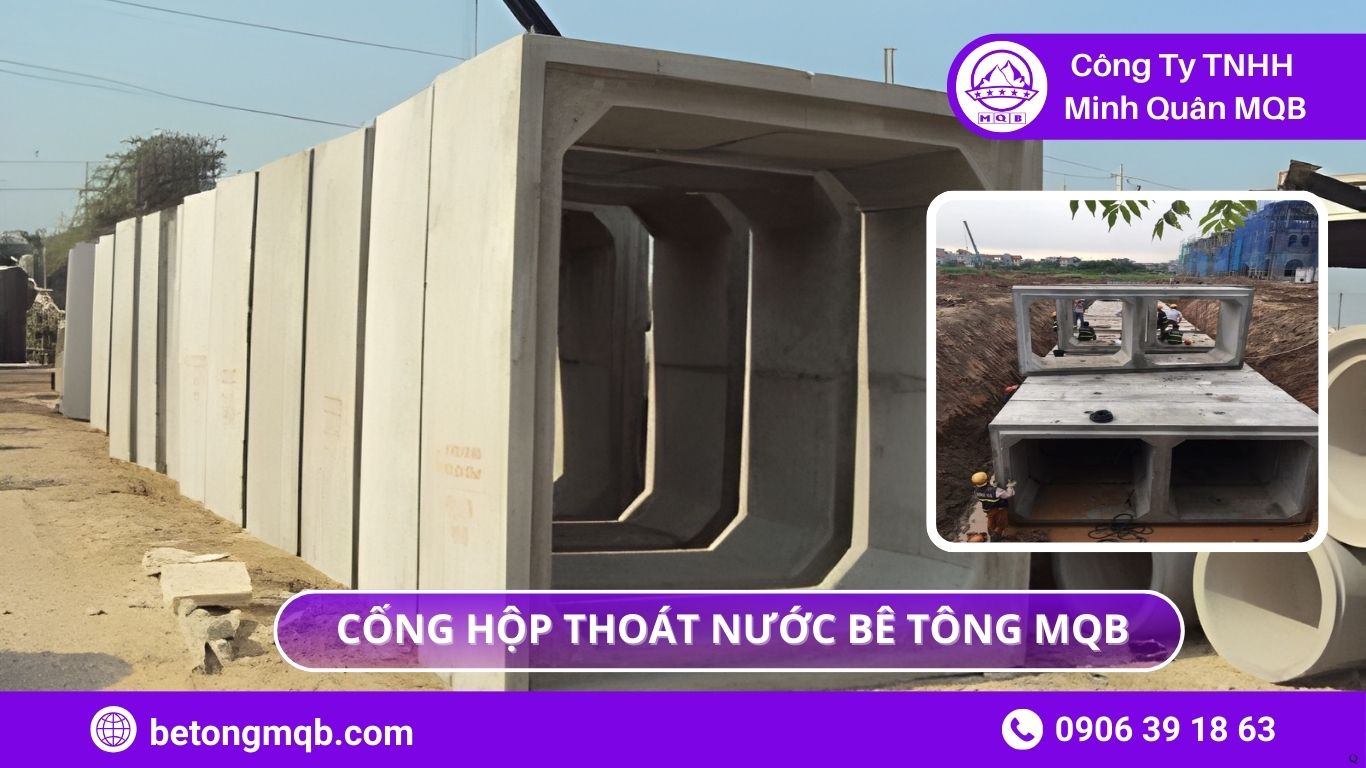 Cống Hộp Bê Tông Công Nghiệp – Giải Pháp KCN 2026 | Bê Tông MQB