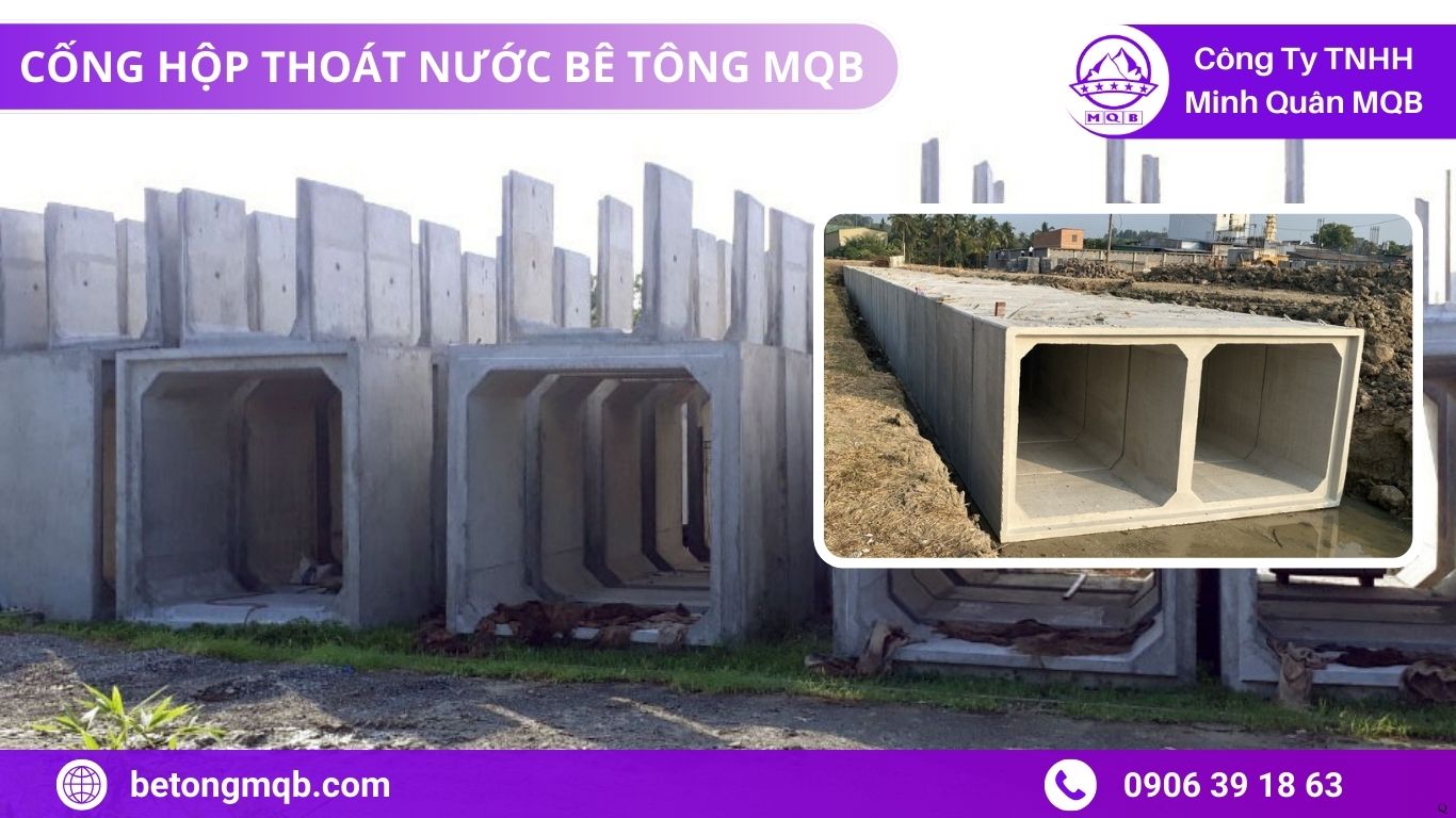Cống Hộp Bê Tông Tái Định Cư – Giải Pháp Hạ Tầng 2026 | Bê Tông MQB
