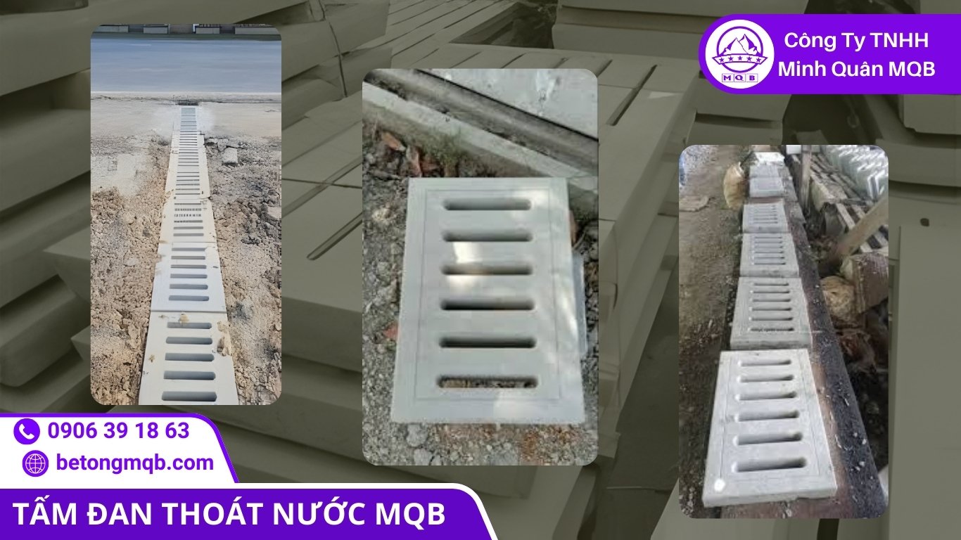 bảo trì tấm đan thoát nước thông qua xử lý gối đỡ