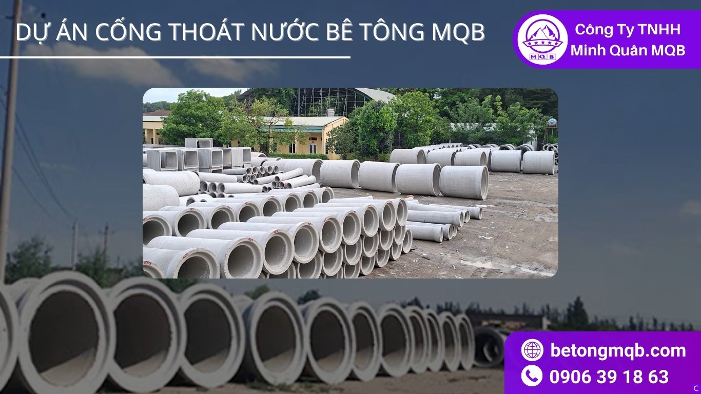 6 Bài Học Từ Dự Án Thoát Nước Khu Công Nghiệp Quy Mô Lớn | Bê Tông MQB 4 Bê Tông MQB đồng hành dự án thoát nước khu công nghiệp