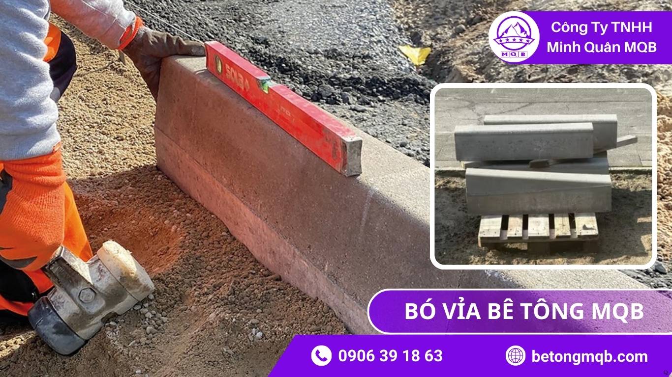 Bó Vỉa Bãi Đỗ Xe – Định Vị Chỗ Đậu Xe 2026 | Bê Tông MQB 1 Bó Vỉa Bãi Đỗ Xe – Định Vị Chỗ Đậu Xe 2026 | Bê Tông MQB