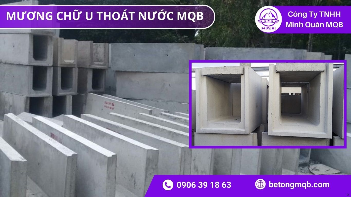 mương chữ U hành lang kỹ thuật