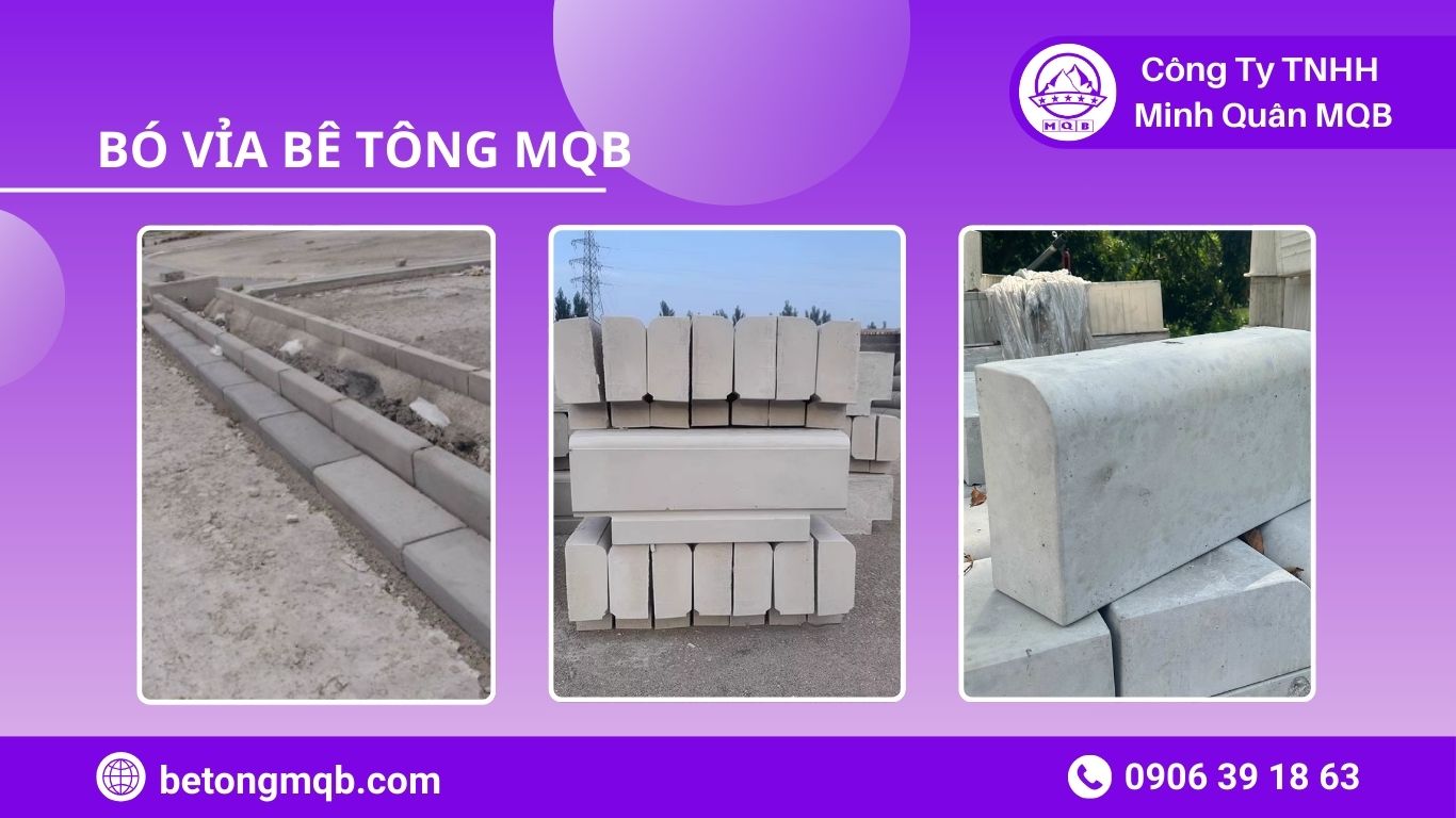 Bó Vỉa Cảnh Quan Công Viên – Giải Pháp Đô Thị Xanh 2026 | Bê Tông MQB 4 Bó vỉa cảnh quan bê tông MQB