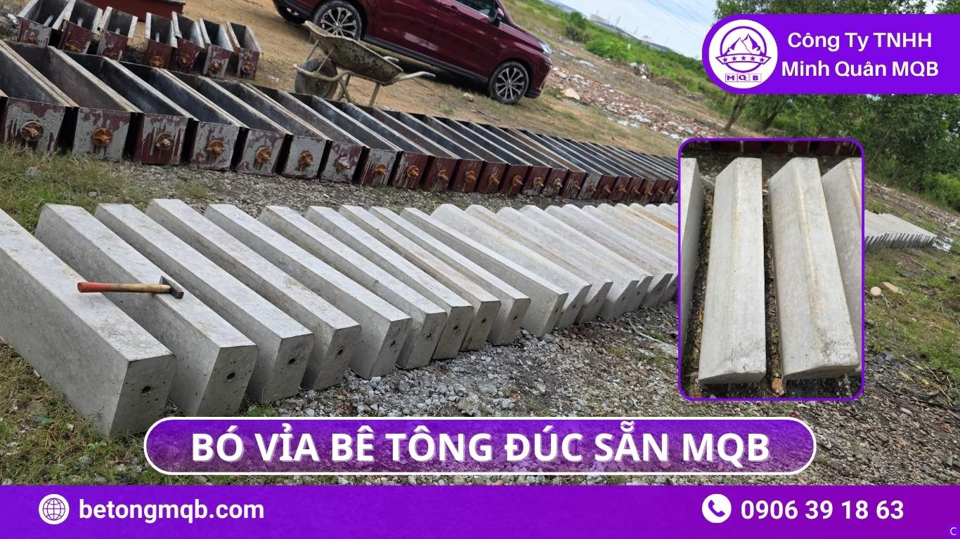 Bó Vỉa Bê Tông Đúc Sẵn Vũng Tàu 2026: Giải Pháp Đồng Bộ Đô Thị Du Lịch | Bê Tông MQB 1 bó vỉa bê tông đúc sẵn vũng tàu thi công tuyến biển