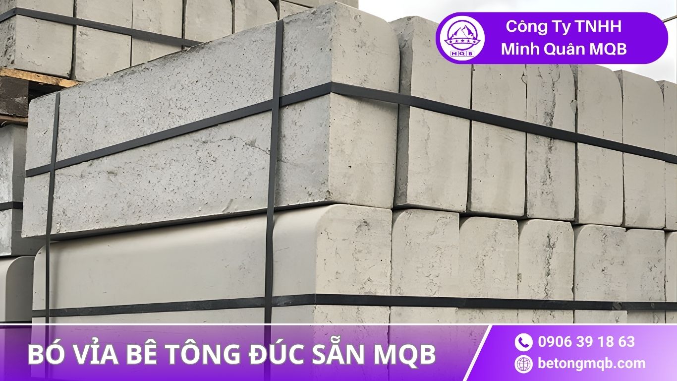 bó vỉa mác cao M400 tại tuyến đường sân bay long thành
