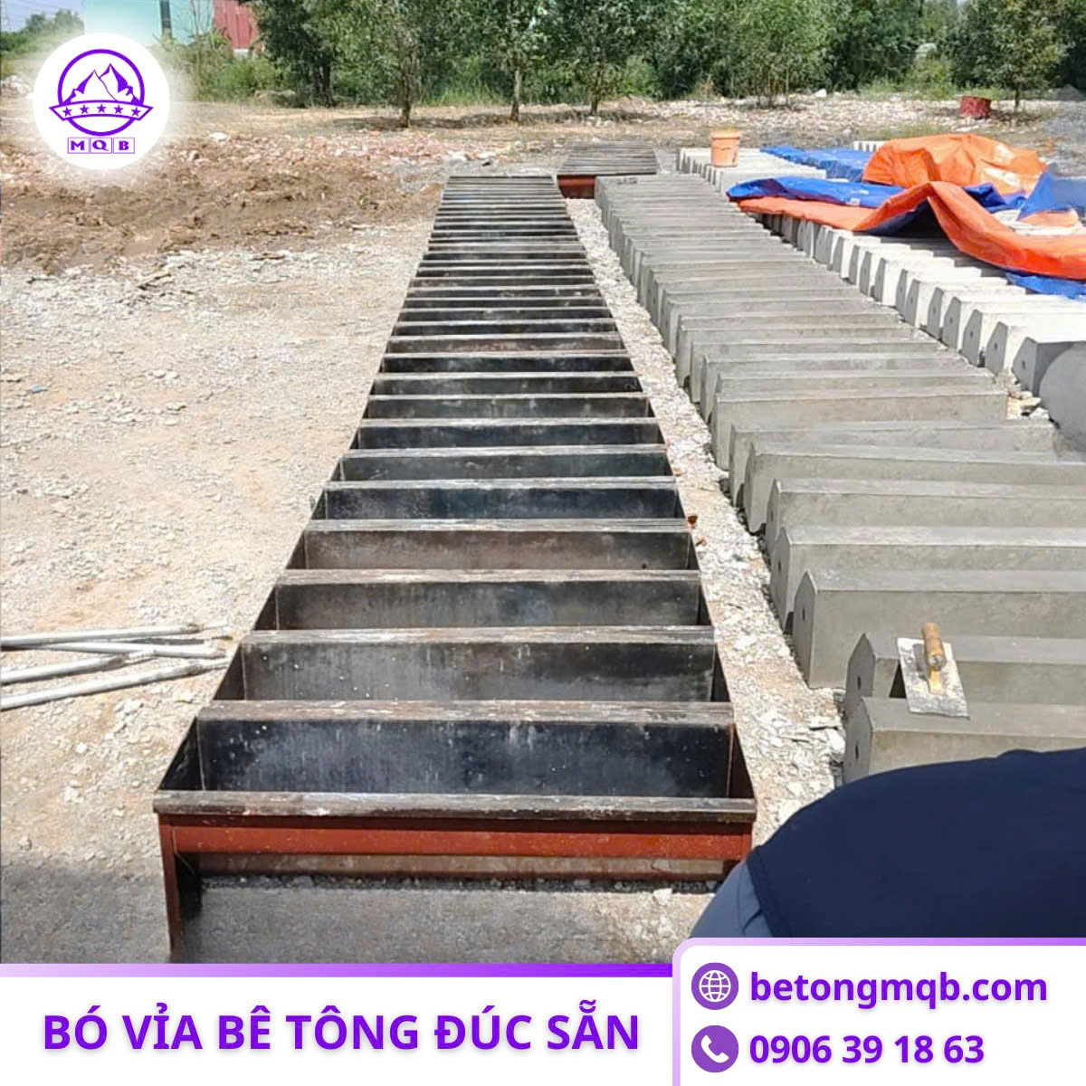 Bó Vỉa Bê Tông Vũng Tàu 2026: Giải Pháp Kháng Muối Cho Tuyến Ven Biển | Bê Tông MQB 3 bó vỉa bê tông vũng tàu MQB