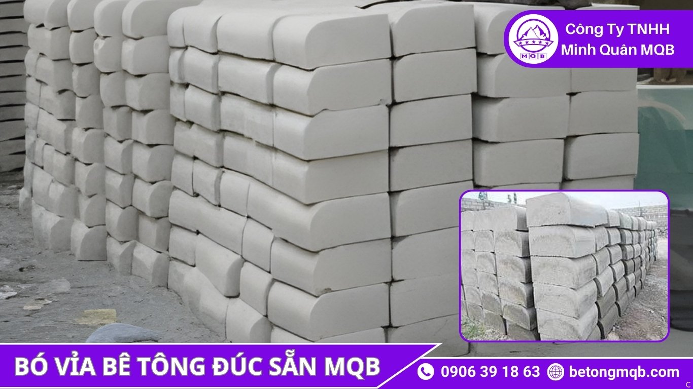 Bó Vỉa Chống Trượt Vũng Tàu 2026: Chuẩn Ven Biển | Bê Tông MQB 3 bê tông mqb cung cấp bó vỉa chống trượt vũng tàu