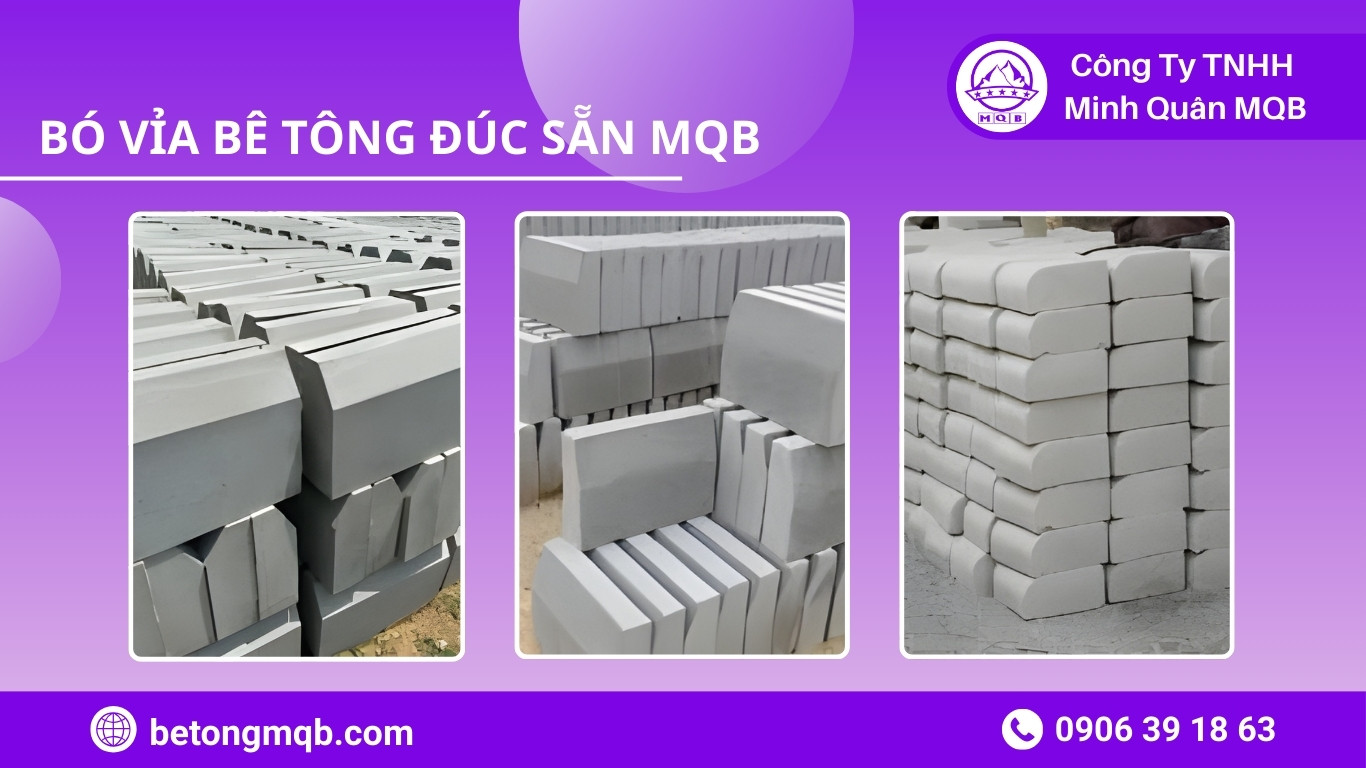 Bó Vỉa Chống Trượt Vũng Tàu 2026: Chuẩn Ven Biển | Bê Tông MQB 4 bó vỉa chống trượt Vũng Tàu 2026 bê tông MQB