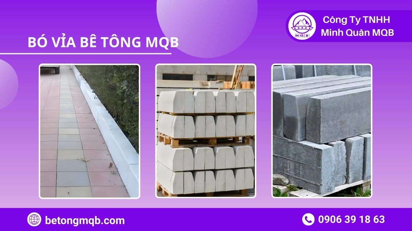 bó vỉa lối vào nhà bê tông MQB
