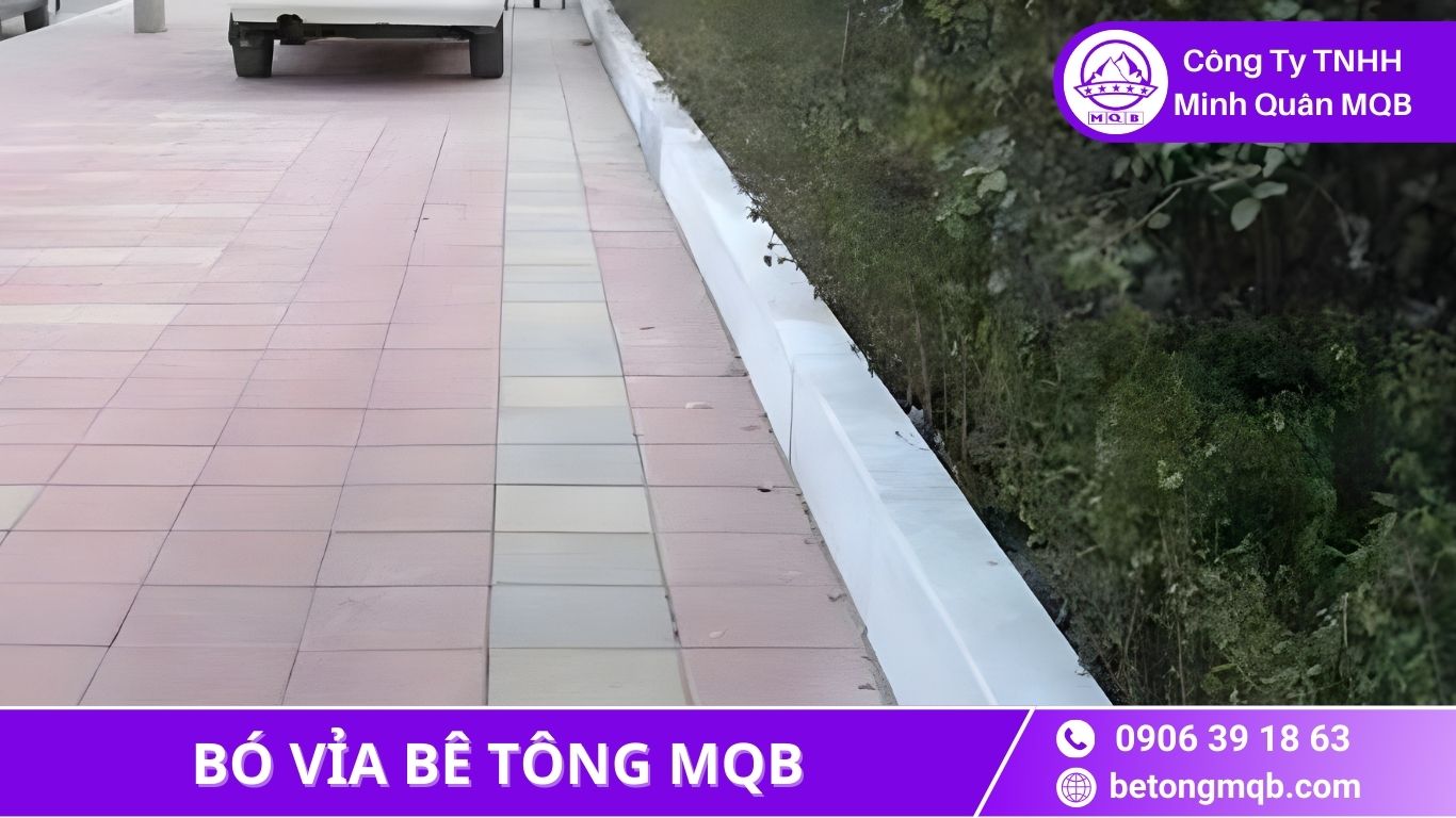 bó vỉa lối vào nhà tại khu dân cư