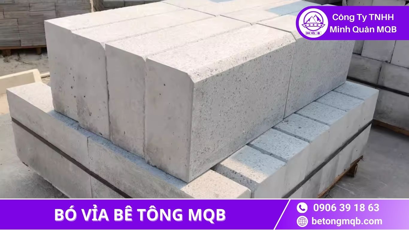 Bó Vỉa Tái Thiết Vỉa Hè Sau Bão – Ổn Định Mép Đường 2026 | Bê Tông MQB 1 bó vỉa tái thiết vỉa hè sau bão