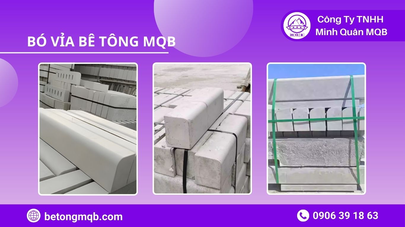 Bó Vỉa Thoát Nước Nhanh – Giải Pháp Chống Ngập 2026 | Bê Tông MQB 4 Bó vỉa thoát nước nhanh bê tông MQB