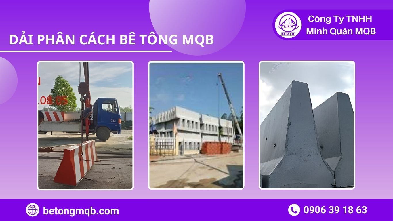 các loại dải phân cách Đồng Nai