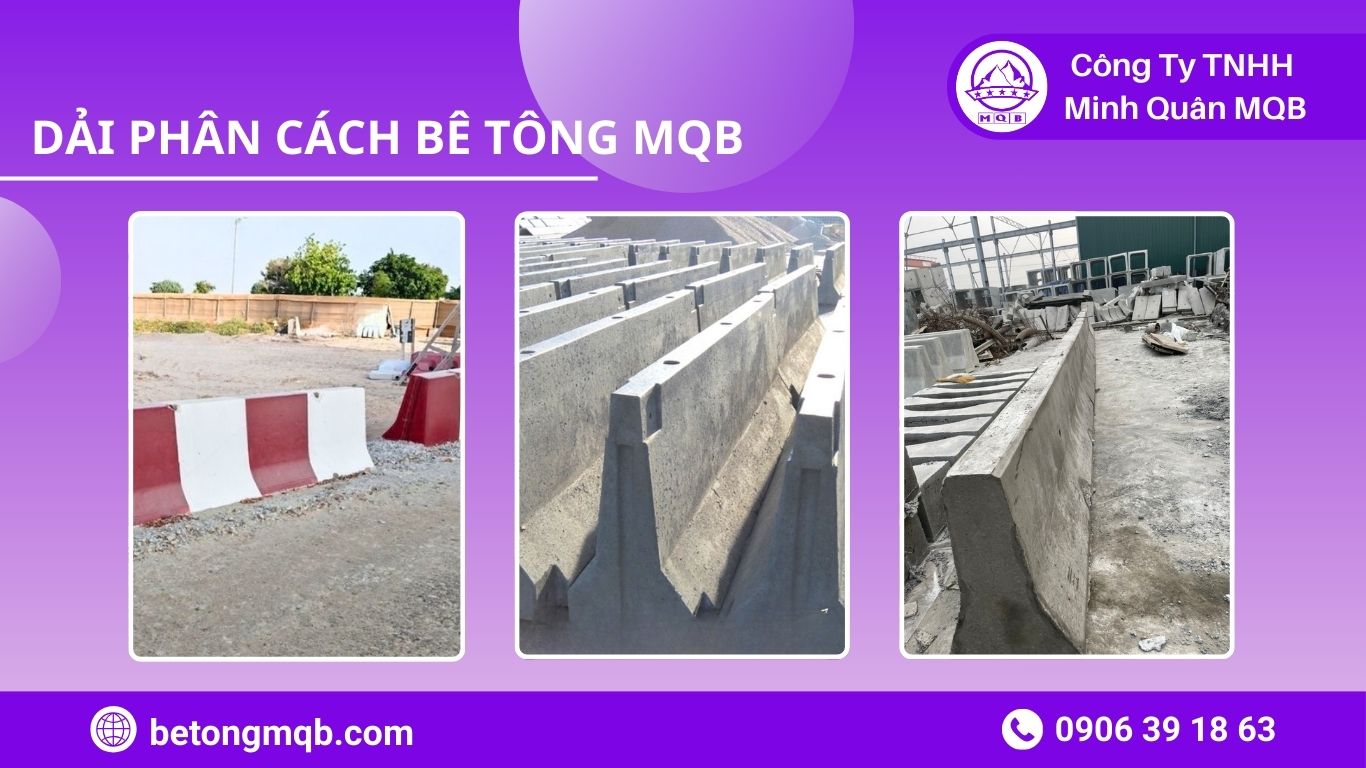 các loại dải phân cách Nhà Bè