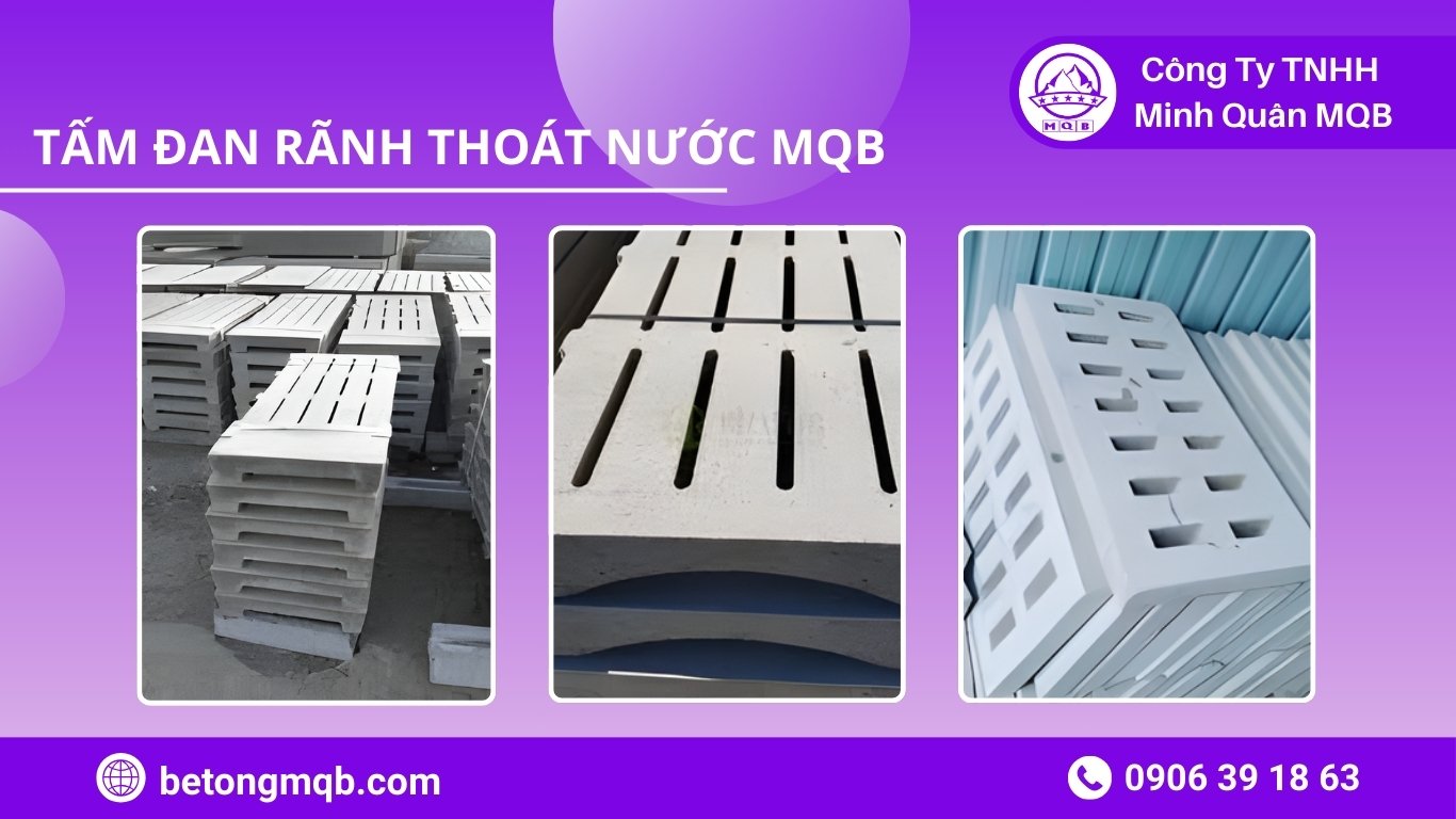 Các loại tấm đan thoát nước giải pháp che rãnh