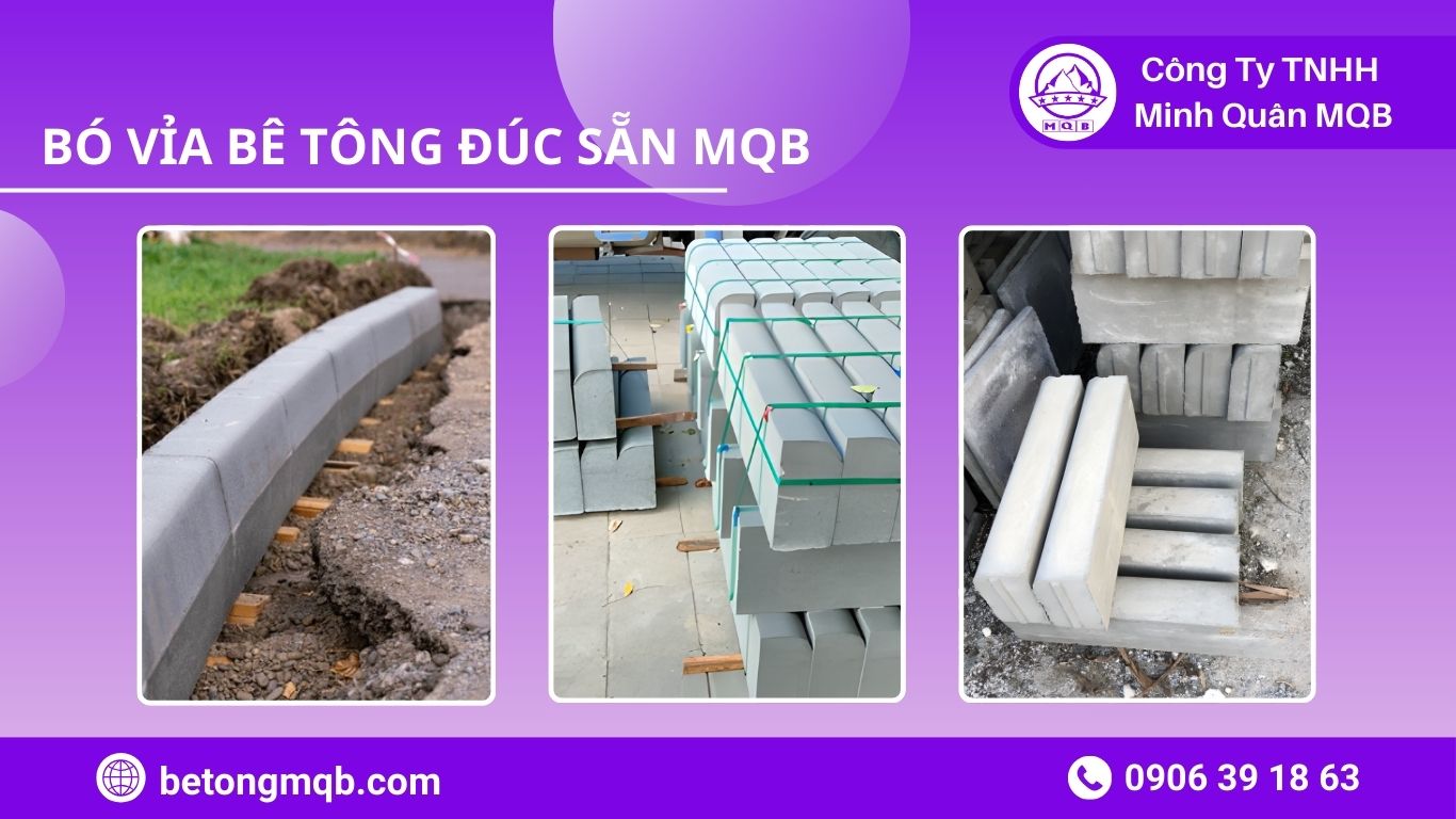 Cấp Phối Bó Vỉa Vũng Tàu 2026: Bền 15 Năm Ven Biển | Bê Tông MQB 4 cấp phối bó vỉa Vũng Tàu 2026