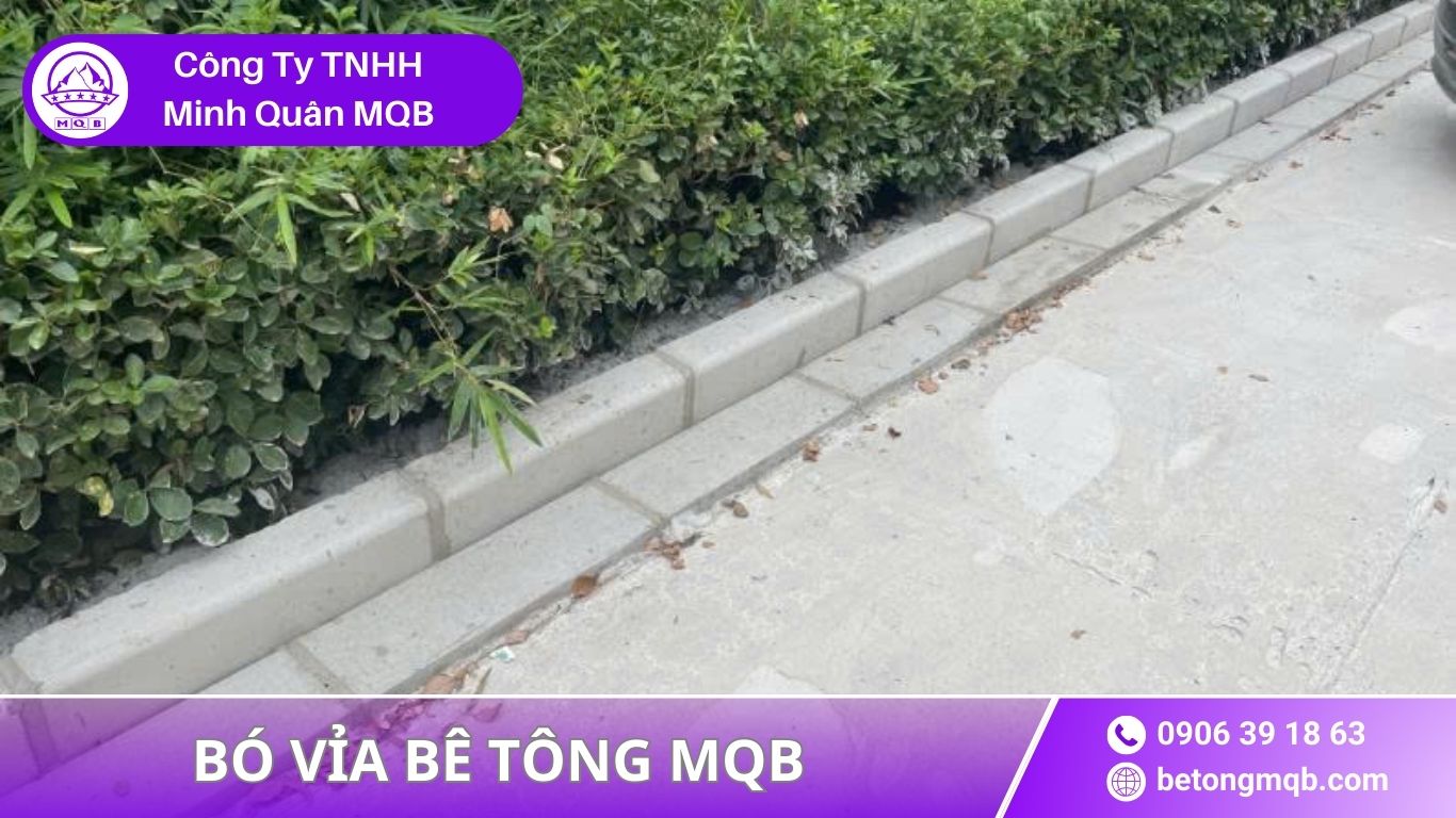 Bó Vỉa Bảo Vệ Hạ Tầng Ngầm – Giải Pháp Đô Thị 2026 | Bê Tông MQB 2 cấu tạo bó vỉa bảo vệ hạ tầng ngầm