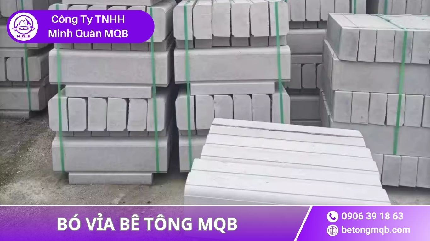 Bó Vỉa Bảo Vệ Tuyến Kỹ Thuật – Giải Pháp Hạ Tầng 2026 | Bê Tông MQB 2 cấu tạo bó vỉa bảo vệ tuyến kỹ thuật