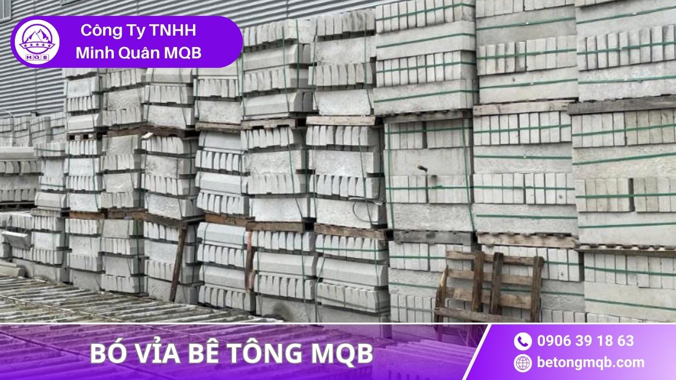 Bó Vỉa Phân Tuyến KCN – Giải Pháp An Toàn 2026 | Bê Tông MQB 2 cấu tạo bó vỉa phân tuyến KCN