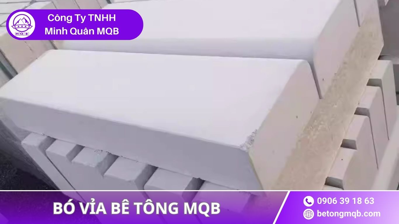 Bó Vỉa Tái Thiết Vỉa Hè Sau Bão – Ổn Định Mép Đường 2026 | Bê Tông MQB 2 cấu tạo bó vỉa tái thiết vỉa hè