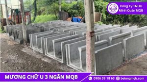 mương chữ U 3 ngăn PCCC