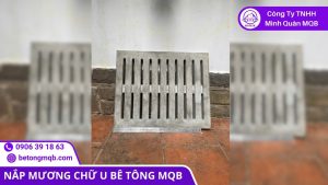Cấu tạo tấm đan nắp mương chữ U bê tông MQB