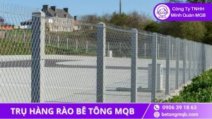 chi phí hàng rào bê tông hộ gia đình