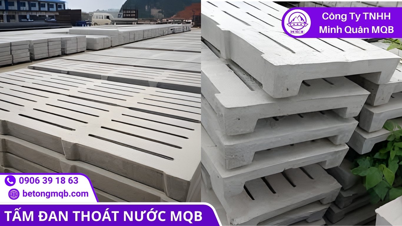 chi phí tấm đan thoát nước trong công trình hạ tầng