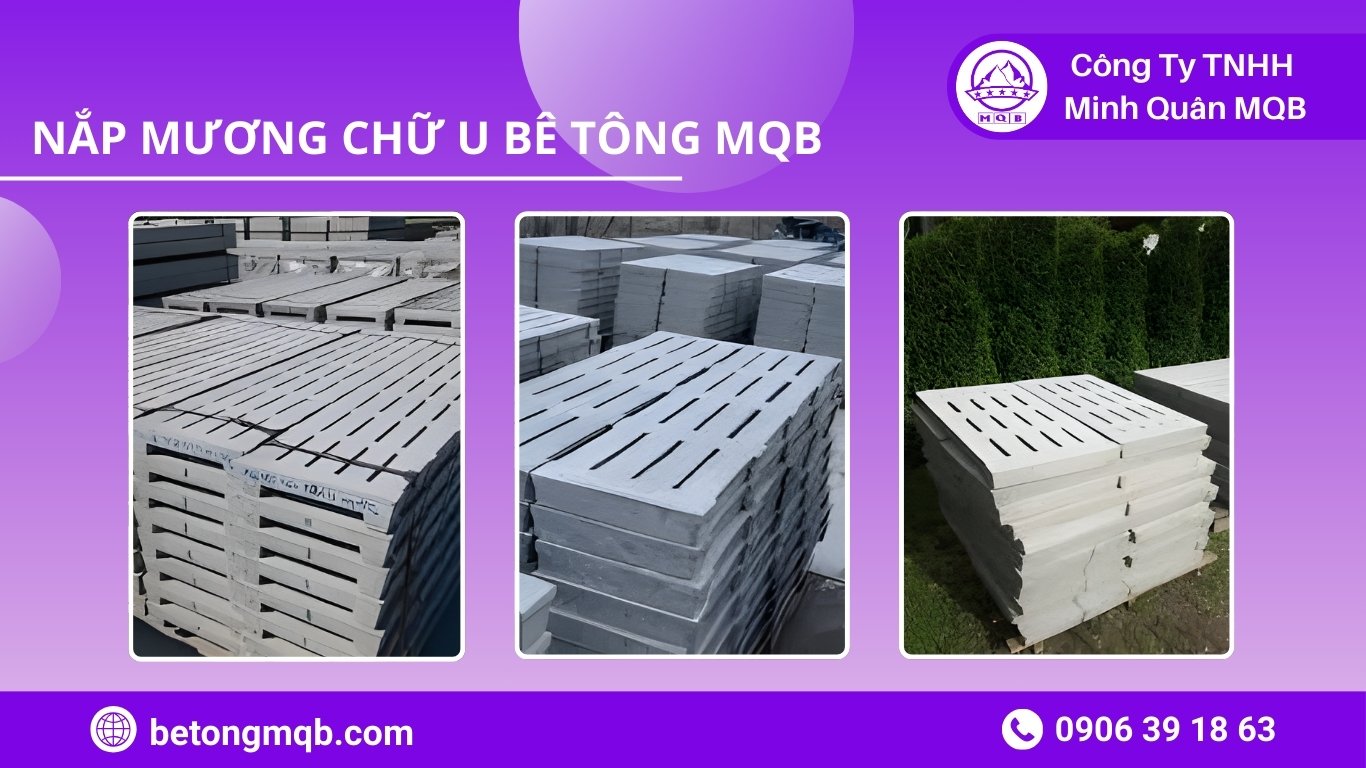 6 Xu Hướng Thiết Kế Mương Chữ U & Tấm Đan Nắp Mương Năm 2026 | Bê Tông MQB 4 chi phí vòng đời tấm đan nắp mương chữ U 2026