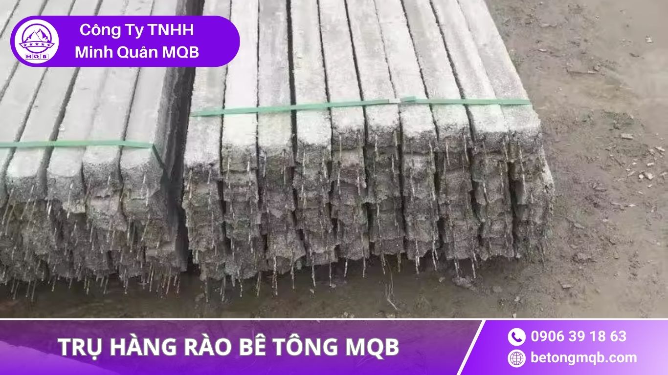 chọn trụ bê tông hàng rào theo loại đất