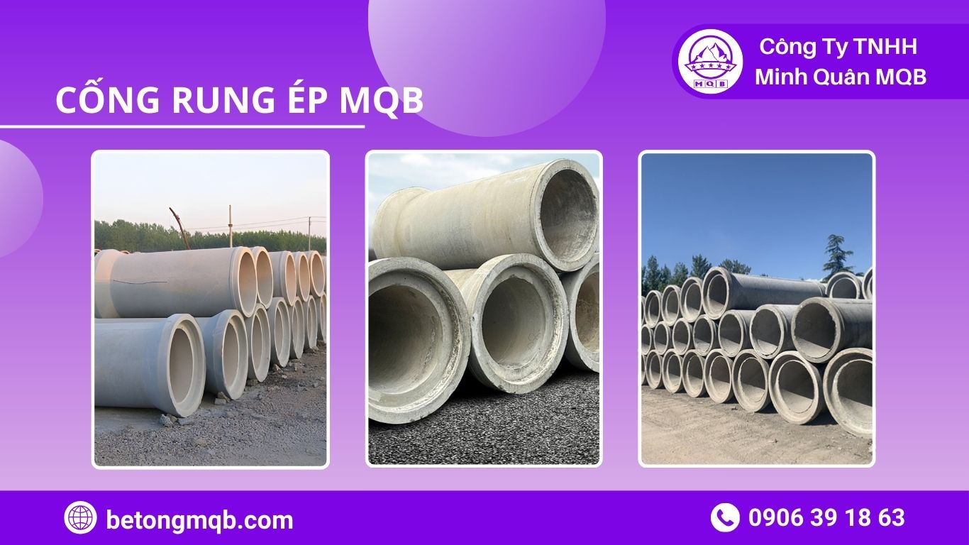 MQB sản xuất cống rung ép chống thấm