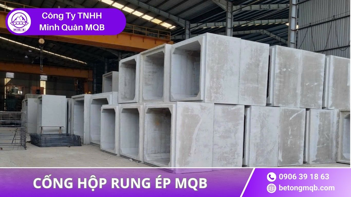 ứng dụng cống hộp rung ép