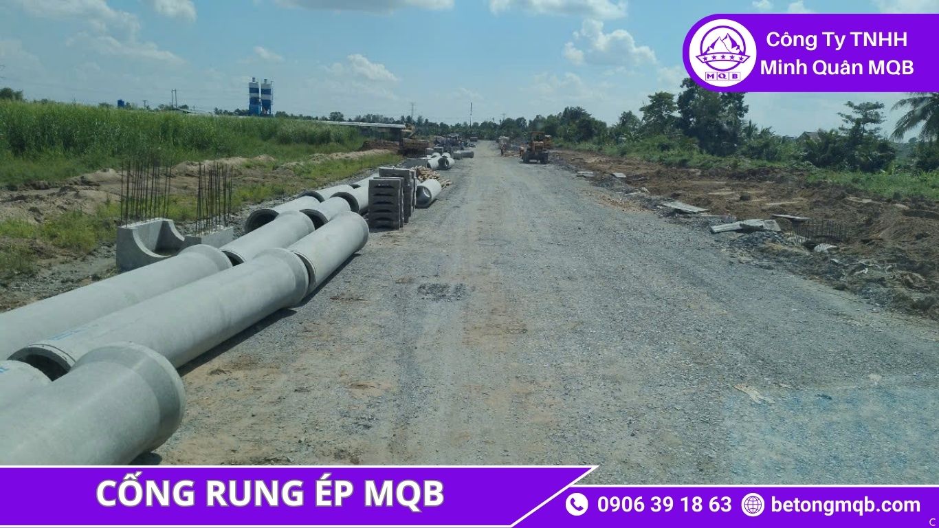 Cống Rung Ép D600 – Giải Pháp Đường Liên Thôn 2026 | Bê Tông MQB 4 cống rung ép MQB chất lượng cao